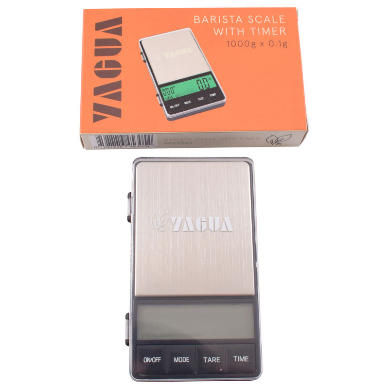 YAGUA SCALE & BREW TIMER: DUAL DISPLAY SERIES 1000G X 0.1G ACC0002 - The Coffee Machine Collective
