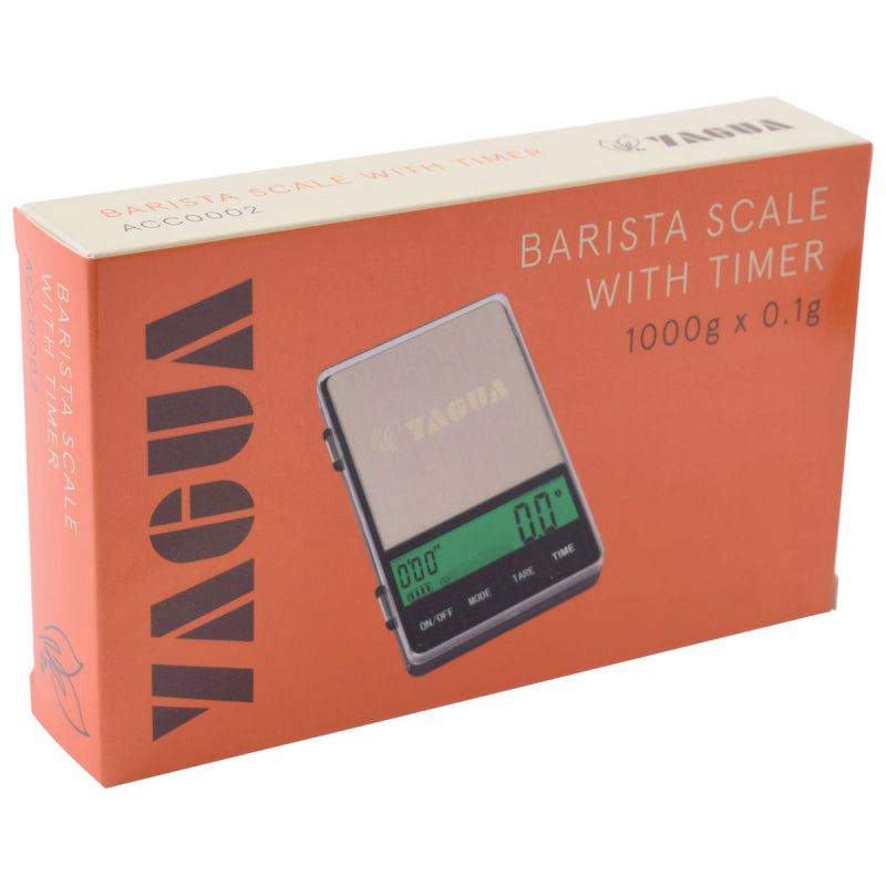 YAGUA SCALE & BREW TIMER: DUAL DISPLAY SERIES 1000G X 0.1G ACC0002 - The Coffee Machine Collective