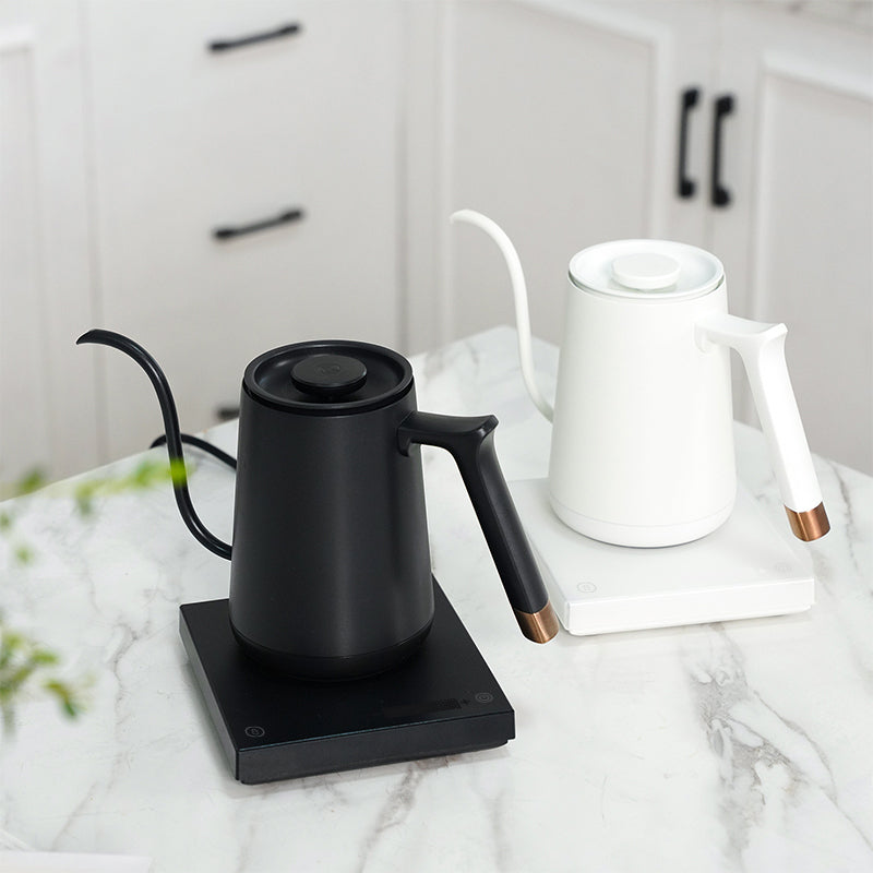 TIMEMORE FISH SMART ELECTRIC POUR OVER KETTLE - BLACK 600ML - The Coffee Machine Collective