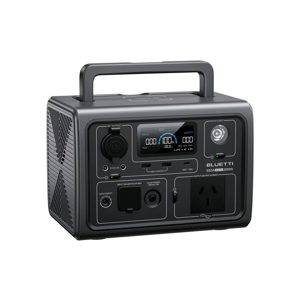 Bluetti EB3A 600W Portable Power Station