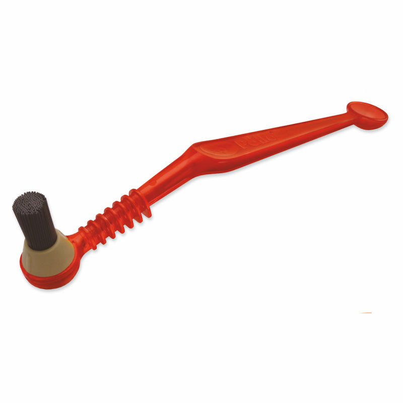 PALLO TRANSPARENT COFFEE TOOL GROUP HEAD CLEANING BRUSH - CHERRY - The Coffee Machine Collective