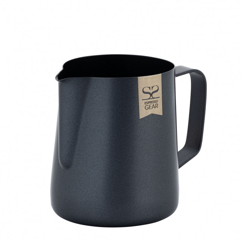 ESPRESSO GEAR TEFLON COATED FOAMING JUG - 0.35L BLACK