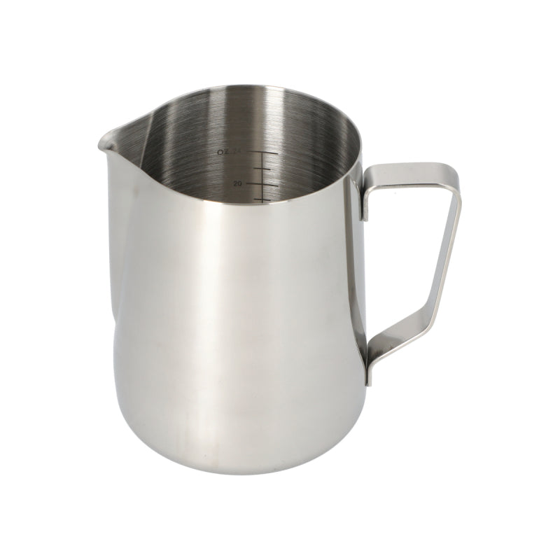 FOAMING JUG 1 LITRE WITH ETCHED VOLUME MEASURES - The Coffee Machine Collective