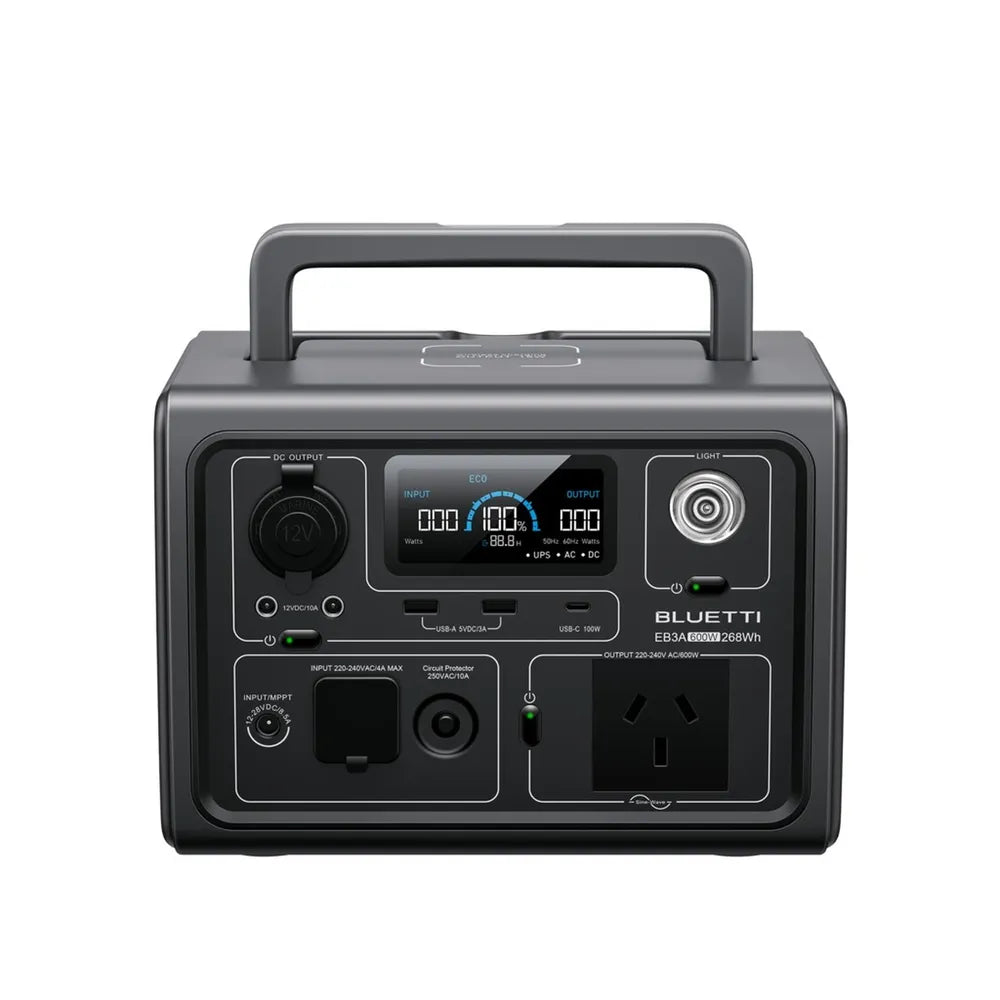 Bluetti EB3A 600W Portable Power Station