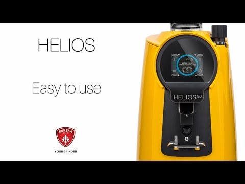 EUREKA HELIOS 65 COFFEE GRINDER - YELLOW - The Coffee Machine Collective